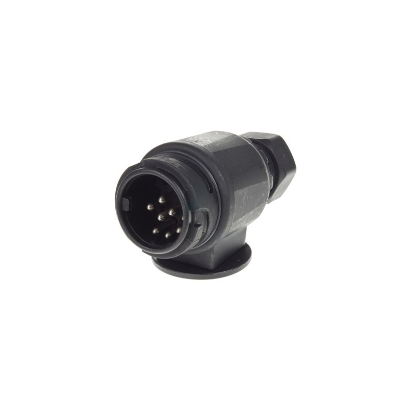 13 pin Euro plug, 12v., PVC body-WITH 8 PINS