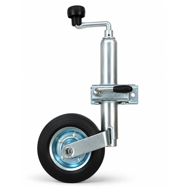 TT Jockey Wheel And Clamp (48mm Diameter)