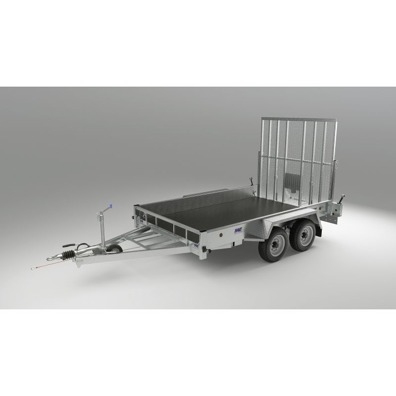 Heavy Duty Goods and Plant Trailers 3500kg W/ supported loading ramp + power assisted ramp lift
