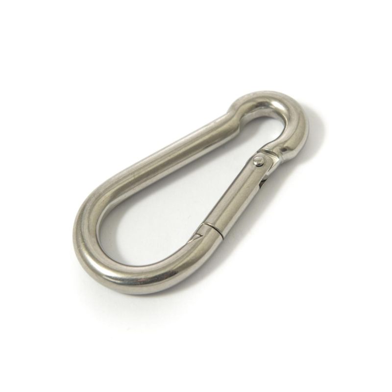 Stainless carbine hook 8x80mm