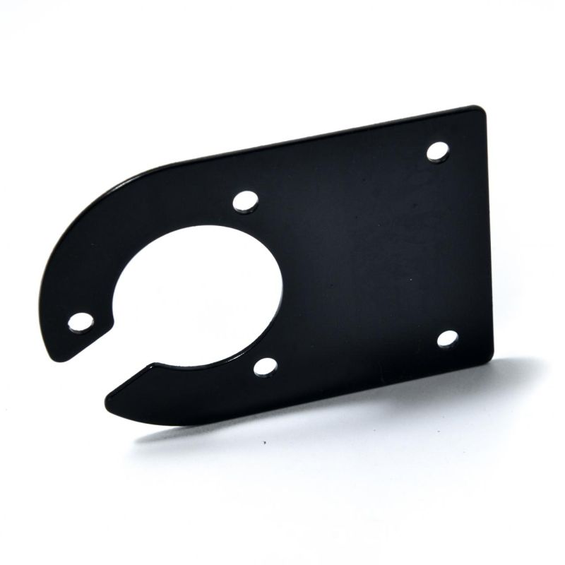 Socket mounting plate, screw on with slot