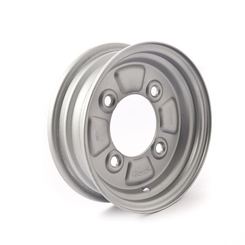 8 inch rim 4 studs on 115mm.