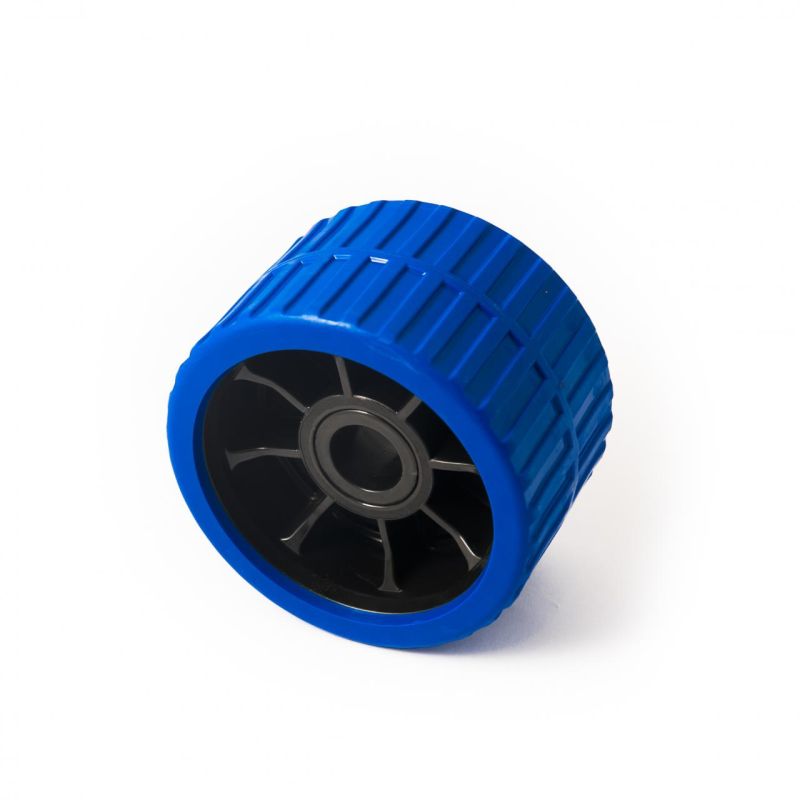 Blue non mark ribbed roller