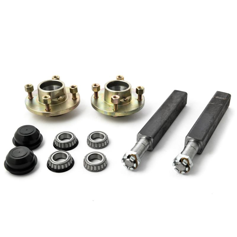 Heavy duty stub axle kit with HUB180 with 100mm PCD