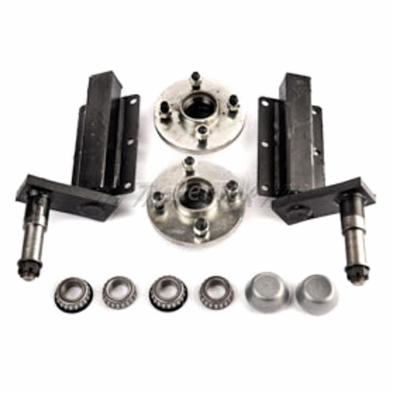 Peak 350 Kg. suspension kit, extended stubs & HUB180x2 with 100mm. PCD