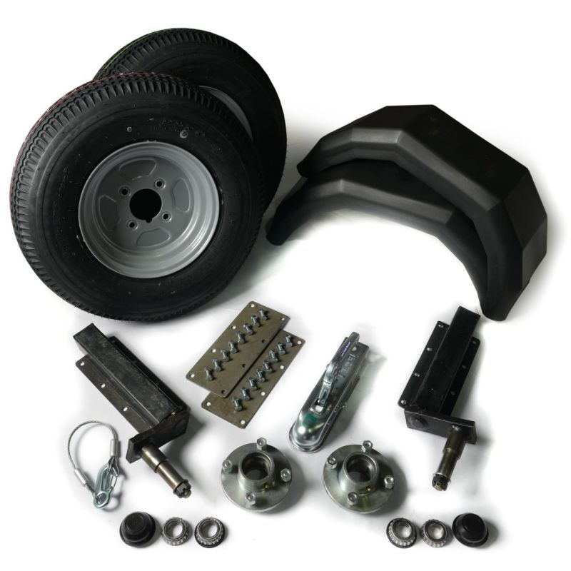 Trailer kit 500kg. with extended stubs and 13