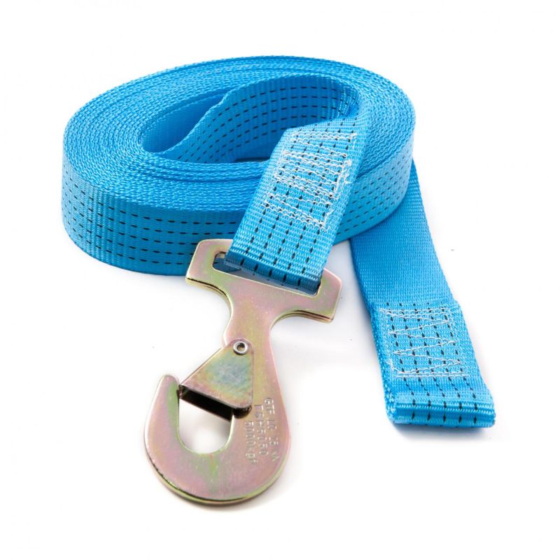 Heavy Duty Stitched Webbing Winch Strap  - 8m