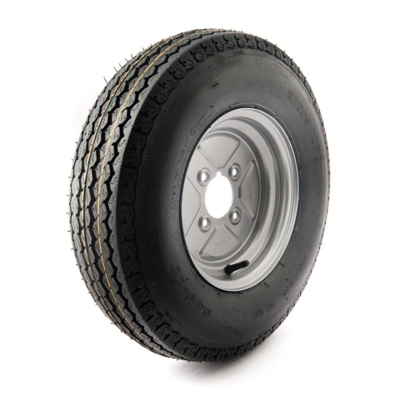 5.00-10, 6 ply, 4 on 4" PCD wheel assembly