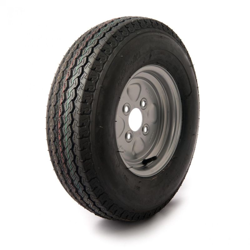 5.00-10, 6 ply, 100mm. PCD wheel assembly