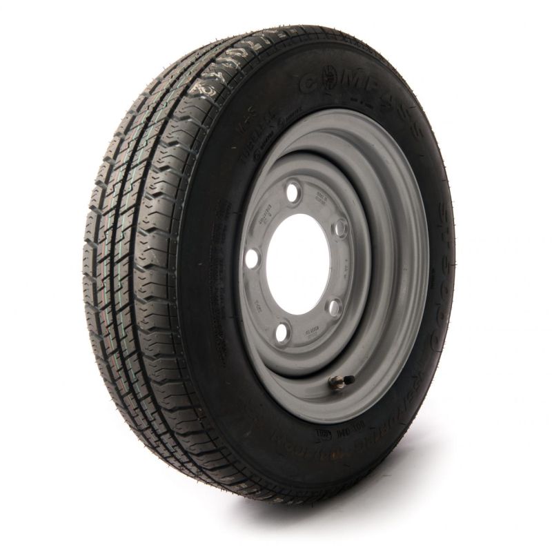 155/70 R12 C, 5 on 6.5" PCD wheel assembly