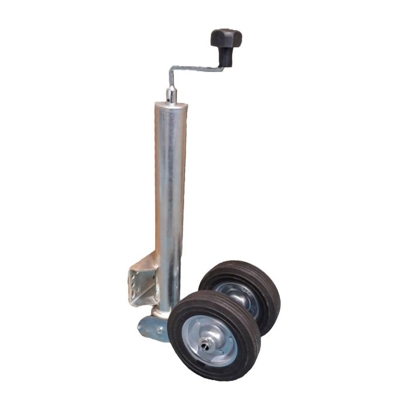 TrailerTek Jockey Wheel Twin wheel 48mm