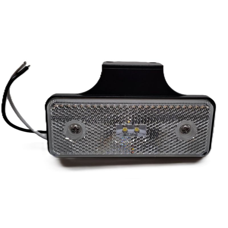 TrailerTek LED Clear Front Marker Light And Bracket