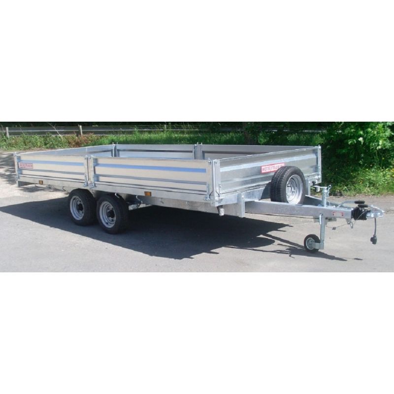 Wessex PL106 Braked Platform Trailer Twin Axle 2600kg 10' x 6' 