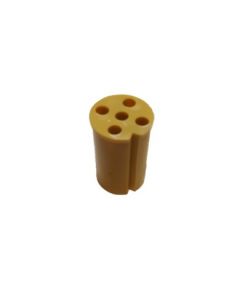 5 PIN YELLOW CONNECTOR - SUITABLE FOR ASPOCK WITHOUT PINS BK