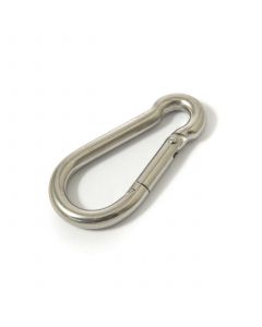 Stainless carbine hook 8x80mm