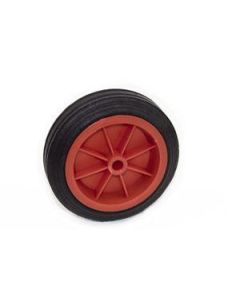 Jockey wheel spare wheel with PVC rim