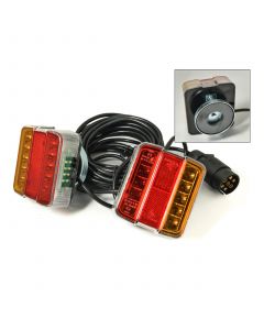 LED Magnetic pods 12v., 2.5m between, 7.5m cable