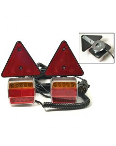 LED magnetic pods with triangles and 10m. cable