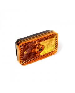 Amber side marker light with reflector