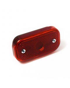 Red rear marker light with reflector