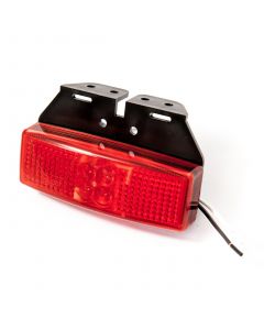 LED Autolamps 1491RM red rear marker lamp & bracket, 12v-24v