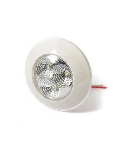 TT LED round interior lamp 12/24v. 95mm dia.