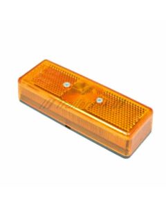 Radex amber side marker lamp 110x24mm. w/bulb