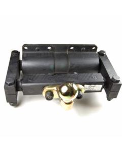 Flexitow anti-shock towball mounting device
