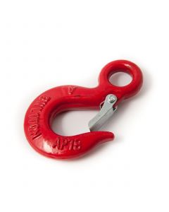 Winch cable snap hook, red, SWL=1 Ton