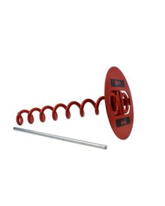 SAS Twin Shackle ScrewIn Security Ground Anchor Corkscrew Style (400mm)