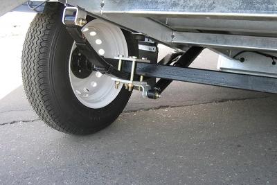 What is a trailer suspension unit and how does it work?