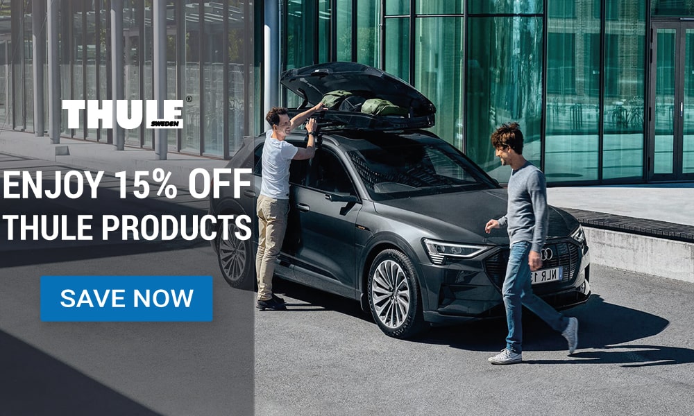 Enjoy 15% discount on all Thule products