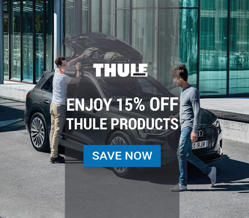Enjoy 15% discount on all Thule products