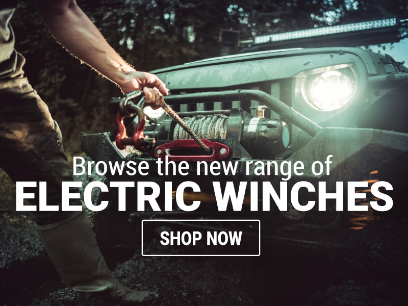 New Electric Winches Range banner